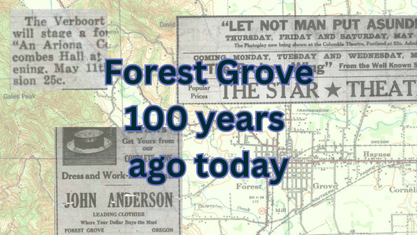 1925 in Forest Grove: 'A million dollars to come' to Pacific University