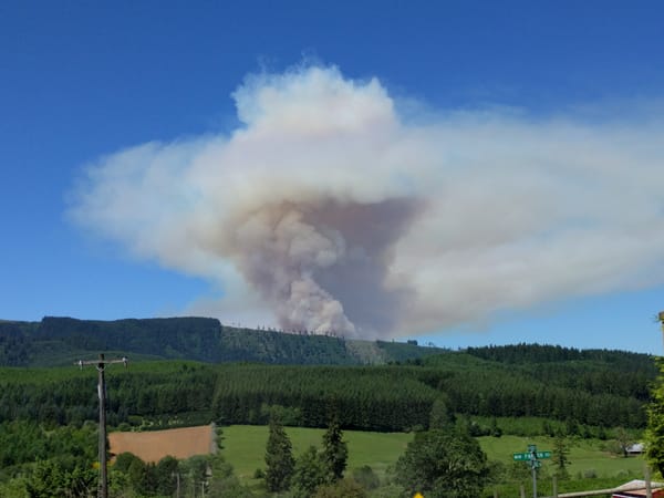 Prescribed burn to send smoke into sky west of Hagg Lake