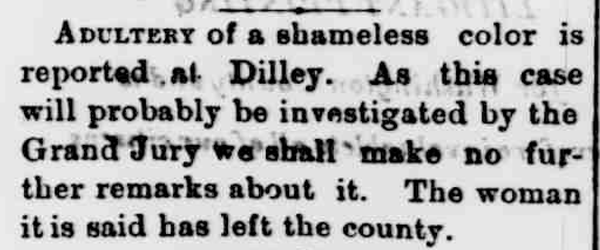 150 years ago in Forest Grove: An 1875 newspaper was shocked by 'rowdyism at Dilley'