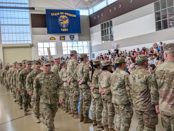 Forest Grove's 2-218th returns from yearlong deployment to Iraq, Syria